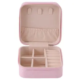Mini Jewellery Case Pink Open